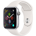 Ficha técnica e caractérísticas do produto Watch Series 4 GPS 44mm Prata Case With Branco Sport Band - Apple