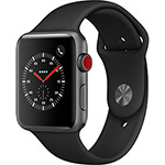 Ficha técnica e caractérísticas do produto Watch Series 3 Gps + Cellular 42mm Preto - Apple