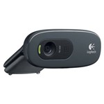 Web Cam C270 HD 720 P 3 MP com Microfone Cor Chumbo e Preto