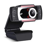 Ficha técnica e caractérísticas do produto Webcam Full HD 1080p Preto WB-100BK 1 UN C3Tech