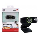 Ficha técnica e caractérísticas do produto Webcam Genius 32200233101 FaceCam 2020, 720p HD Preto - USB - Genius