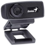 Webcam Genius 32200223101 Facecam 1000x, 720p HD Preto - USB, com Microfone