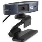 Ficha técnica e caractérísticas do produto Webcam - USB 2.0 - HP - HD 2300 - Preta - Y3G74AA