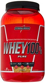 Ficha técnica e caractérísticas do produto Whey 100% Pure - Banana, IntegralMedica, 907 G