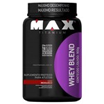 Whey Blend 900g Albumina Blend de Proteínas - Max Titanium