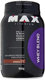 Ficha técnica e caractérísticas do produto Whey Blend - 900g Chocolate - Max Titanium, Max Titanium