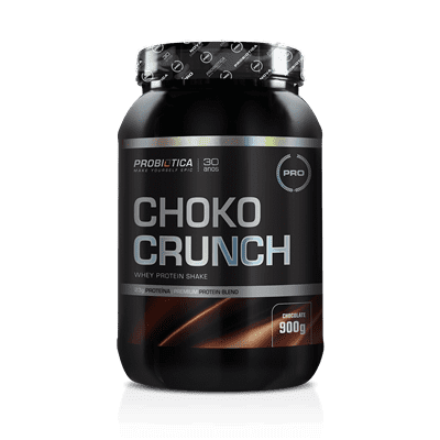 Ficha técnica e caractérísticas do produto Whey Choko Crunch Shake - Probiótica (900g, CHOCOLATE)