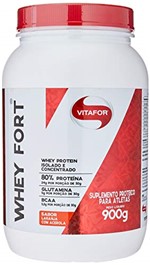 Ficha técnica e caractérísticas do produto Whey Fort Laranja com Acerola, Vitafor, 900g