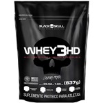 Ficha técnica e caractérísticas do produto Whey 3 HD Chocolate 837g Refil - Black Skull