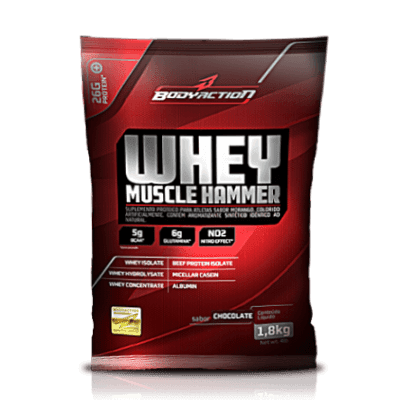 Ficha técnica e caractérísticas do produto Whey Muscle Hammer - Body Action (900G, CHOCOLATE)