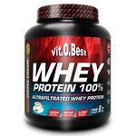 Ficha técnica e caractérísticas do produto Whey Protein 100% Vitobest Sabor Creme de Café Pote 907g