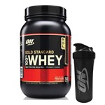 Ficha técnica e caractérísticas do produto Whey Protein Isolado Whey Gold 100% 2lbs + Coqueteleira - Optimum Nutrition