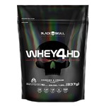 Ficha técnica e caractérísticas do produto Whey Protein Refil 4 HD 837 G - Black Skull
