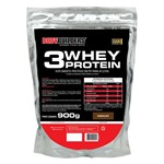 Ficha técnica e caractérísticas do produto 3 Whey Protein Refil Bodybuilders Chocolate 900g