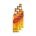 Ficha técnica e caractérísticas do produto Whisky Johnnie Walker Red Label 500Ml - 3 Unidades