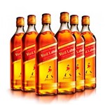 Ficha técnica e caractérísticas do produto Whisky Johnnie Walker Red Label 8 Anos X6 1L