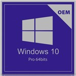 Ficha técnica e caractérísticas do produto Windows 10 Professional OEM 64 Bits - FQC-08932 - Microsoft