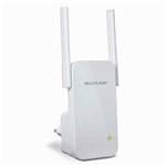 Ficha técnica e caractérísticas do produto Wireless Repetidor 300Mbps 2 Antenas Branco Re056 - 135 - Multilaser