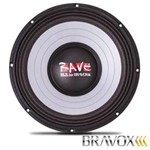 Ficha técnica e caractérísticas do produto Woofer 12 Bravox Rave RV12 SW S4 5.1 KW (1800W RMS 4 OHMS)