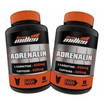 Ficha técnica e caractérísticas do produto 2x Adrenalin 60 Caps - New Millen - 100% Original