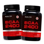 Ficha técnica e caractérísticas do produto 2x Bcaa 2400 - 120 Tabletes Cada - Probiótica