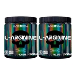 Ficha técnica e caractérísticas do produto 2x L-arginine Arginina - 300g - Black Skull