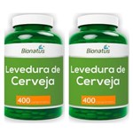 Ficha técnica e caractérísticas do produto 2x Levedura De Cerveja Green 400 Comprimidos Bionatus