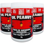 Ficha técnica e caractérísticas do produto 3 x Pasta de Amendoim Brigadeiro com Whey (1Kg) - Dr. Peanut