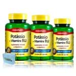 Ficha técnica e caractérísticas do produto 3X Potássio + Vitamina B12 60 Cápsulas - Maxinutri