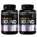 Ficha técnica e caractérísticas do produto 2x Pro Bcaa Bound (120caps) - Probiótica - Probiotica