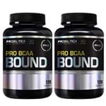 Ficha técnica e caractérísticas do produto 2X Pro Bcaa Bound (120Caps) - Probiótica