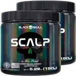 Ficha técnica e caractérísticas do produto 2x Scalp Pré Treino - 150G - Black Skull