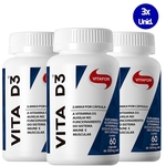 Ficha técnica e caractérísticas do produto 3x Vita D3 60 Caps - Vitafor
