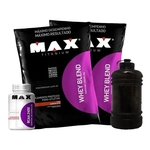 Ficha técnica e caractérísticas do produto 2x Whey Protein Blend 2kg Max Titanium !