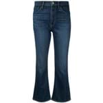 Ficha técnica e caractérísticas do produto 3x1 Calça Jeans Cropped Flare - Azul