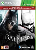 Ficha técnica e caractérísticas do produto Xbox 360 - Batman: Arkham Asylum + Arkham City - Warner