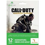 Ficha técnica e caractérísticas do produto Xbox Live 12 Meses + 1 Mês - Edição Call Of Duty: Advanced Warfare
