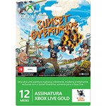 Xbox Live Card 12 Meses + 1 Item Bônus - Edição Sunset Overdrive