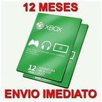 Ficha técnica e caractérísticas do produto Xbox Live Gold 12 Meses Brasil Xbox 360 / Xbox One