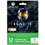 Ficha técnica e caractérísticas do produto Xbox Live Gold 12 Meses + Item Bônus Halo: The Master Chief Collection