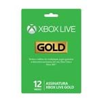 Ficha técnica e caractérísticas do produto Xbox Live Gold 12 Meses