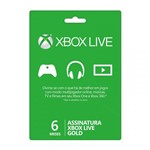 Ficha técnica e caractérísticas do produto Xbox Live Gold 6 Meses - Microsoft