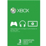 Ficha técnica e caractérísticas do produto Xbox Live Gold - 3 Meses