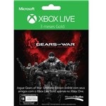 Ficha técnica e caractérísticas do produto Xbox Live Gold Temática Gears Of War Ultimate Edition - 3 Meses