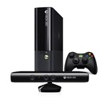 Xbox360 Console 250gb+kinect Sensor+ 3 Jogos+ 1 Controle Sem Fio