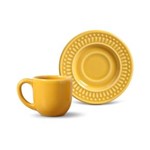 Ficha técnica e caractérísticas do produto Xícara de Café Roma Cerâmica 6 Peças Porto Brasil - Amarelo