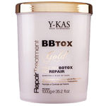 Ficha técnica e caractérísticas do produto YKAS BBTOX Gold Máscara Pro Repair 1KG