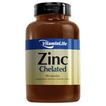 Ficha técnica e caractérísticas do produto Zinc Chelated 100% Idr 90 Cáps - Vitaminlife