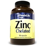 Zinc Chelated (zinco Quelato) - Vitaminlife - Venc.nov/18