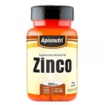Ficha técnica e caractérísticas do produto Zinco - 60 Cápsulas - Apisnutri